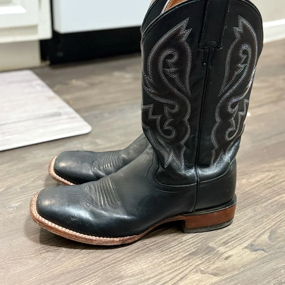 Cody James Men’s Black Stockman Boots - Size 10D - Picture 4 of 7
